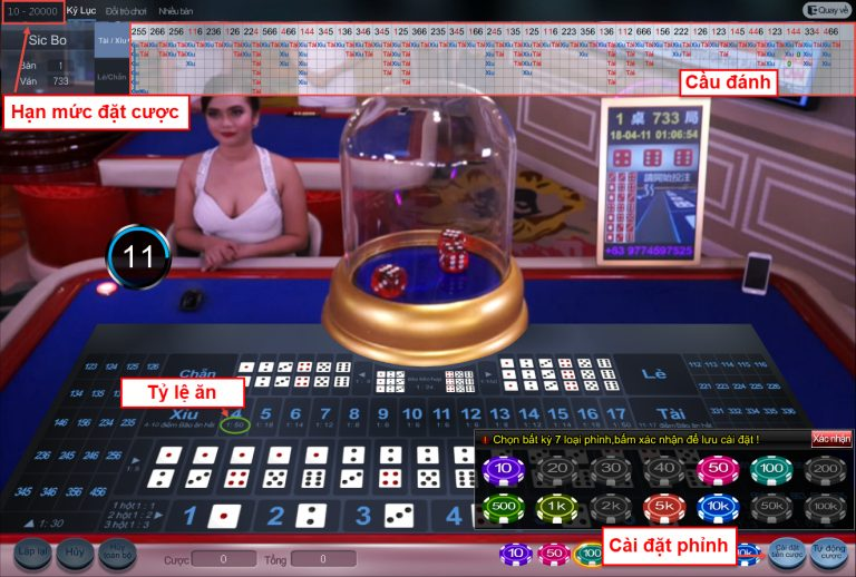 Chơi Sicbo Tài Xỉu Online ăn tiền cực hấp dẫn trên Nhà cái Kubet! 